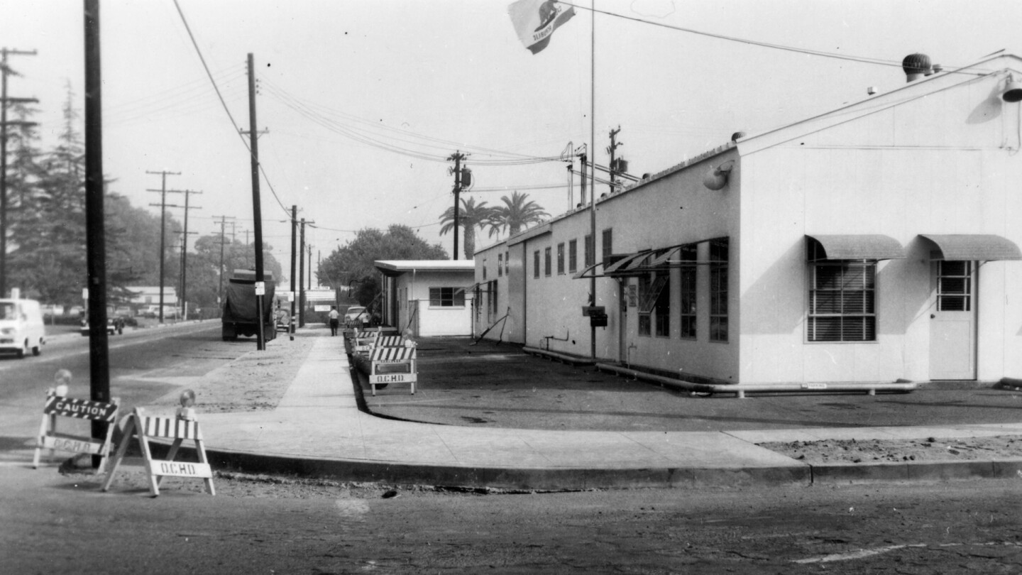 County Yard Fruit Street Santa Ana 1965 oc archives