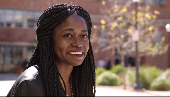Joelle Gamble, one of the subjects of "The First Angry Man," who speaks about the issues she's encountering because of the controversial ballot measure | Still from "The First Angry Man"