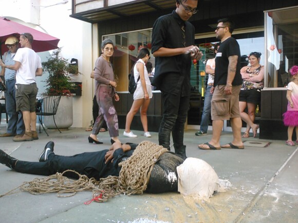 <em>chino</em>, <em>indio</em>, <em>negro </em>, Perform Chinatown 2013 | Photo: Chris Albidrez