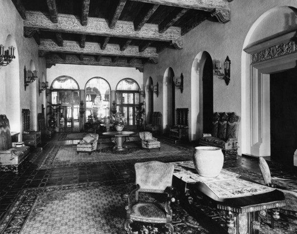 Knickerbocker Hotel interior | Security Pacific National Bank Collectio, Los Angeles Public Library