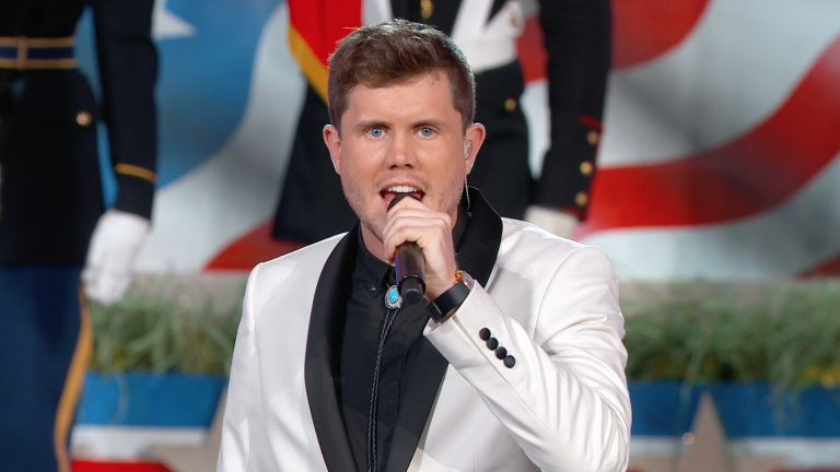 Trent Harmon Performs the National Anthem