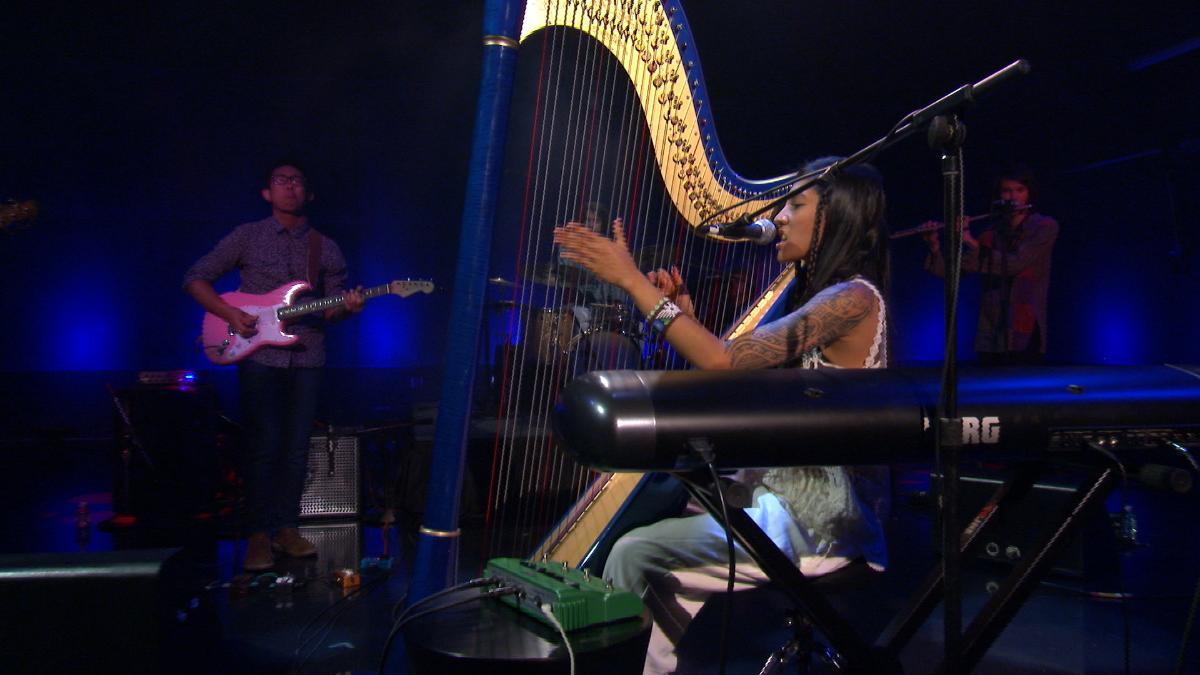 Low Leaf performing on Studio A