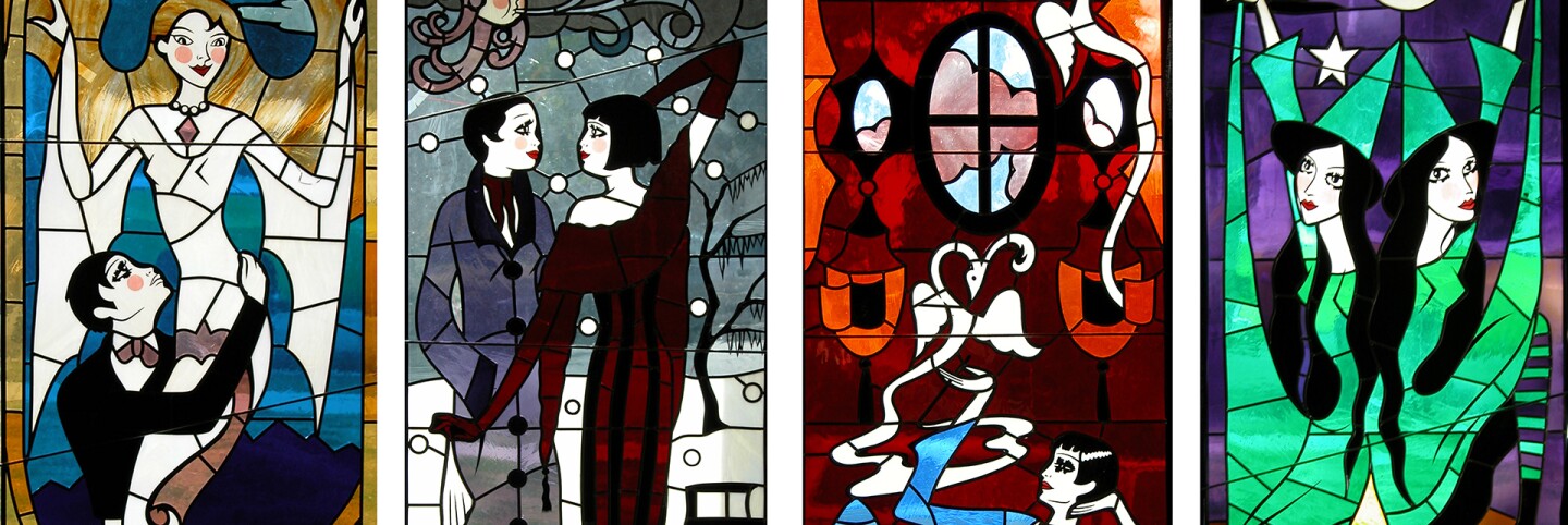 Margaret Cho's private residence, art by Dame Darcy | Courtesy of Judson Studios