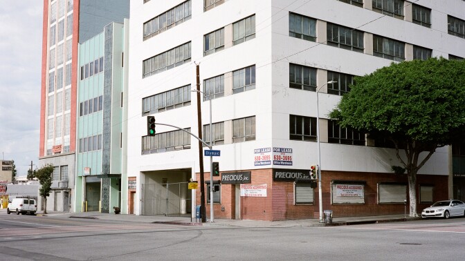 SW Corner of Olympic Blvd. & Los Angeles Street