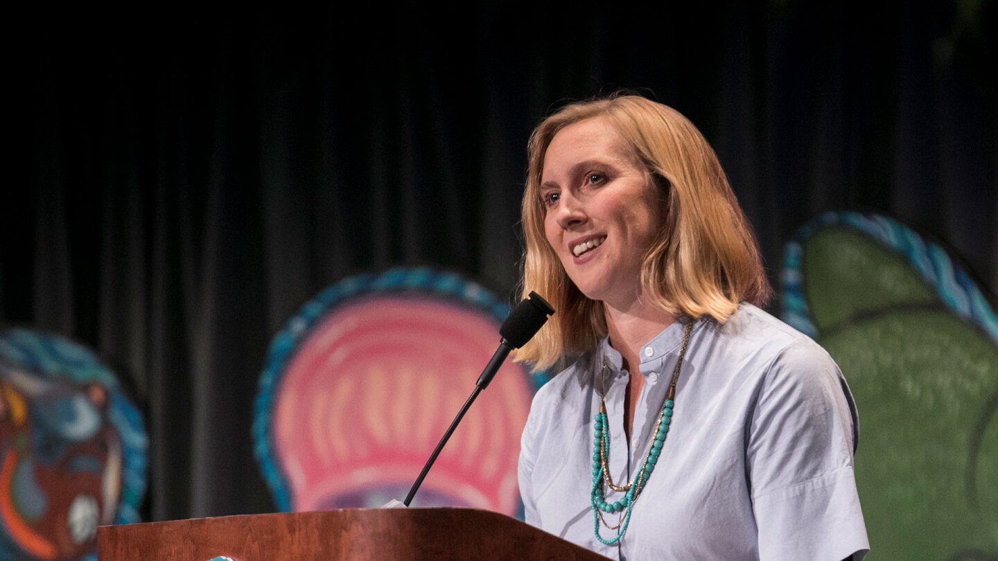 May Boeve, executive director of 350.org | Bioneers