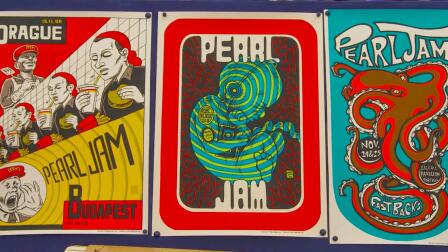 Appraisal: Ames Bros Pearl Jam Posters, ca. 1996