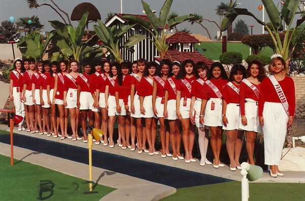 A local beauty contest ca. 1988 held at Golfland. | Photo: Courtesy of the City of South El Monte