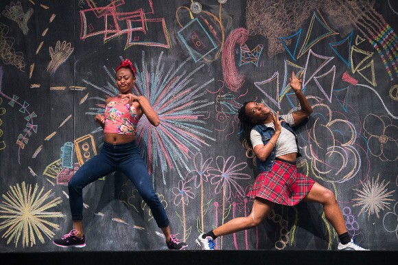 Fana Fraser and Beatrice Capote in "Black Girl: Linguistic Play." | Photo: Christopher Duggan.