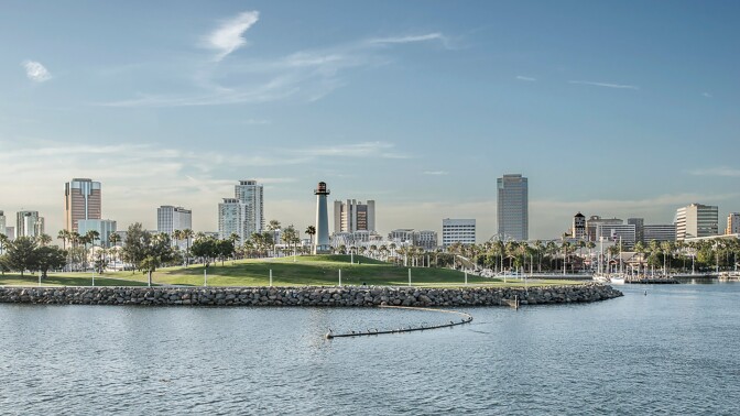 Long Beach landscape