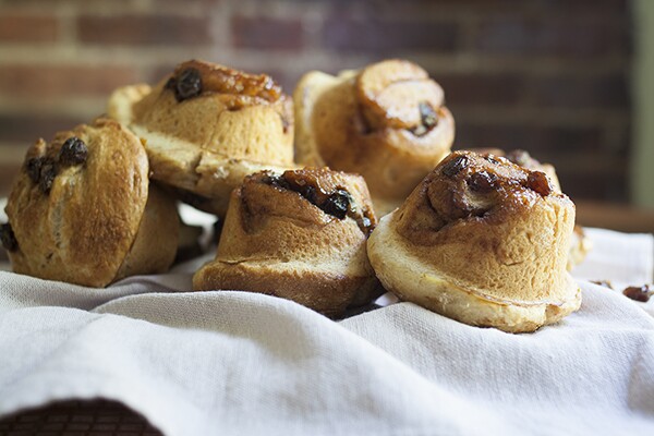 Hot Buttered Rum Raisin Rolls | Photo by Maria Zizka