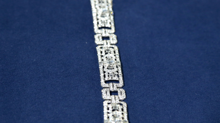 Appraisal: Art Deco Diamond Bracelet, ca. 1930