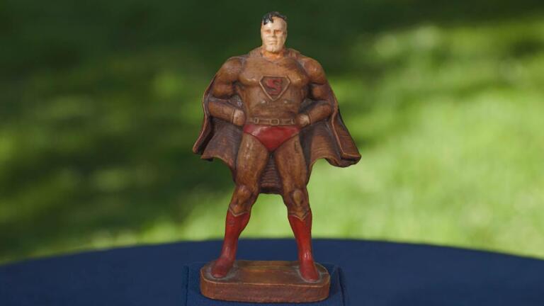 Appraisal: 1942 DC Comics Promotional Superman Figure