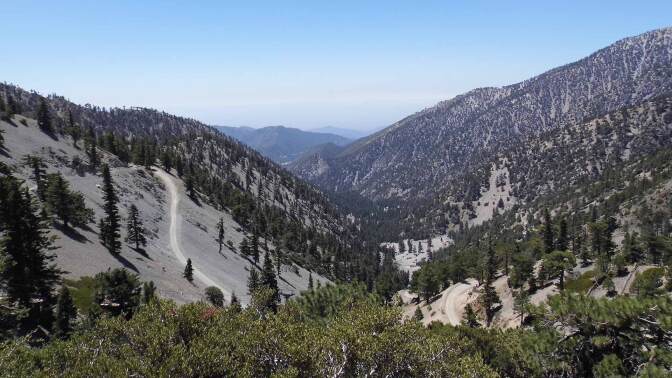 view from mount baldy