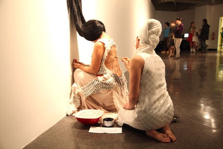 <strong>ANIDA YOEU ALI</strong>, <em>Palimpsest for Generation 1.5</em>, 2010, Performance, Video Courtesy of the artist