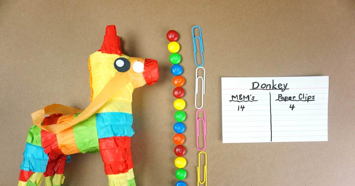 Family Math Activity Measuring with Paper Clips and M&M’s PBS SoCal