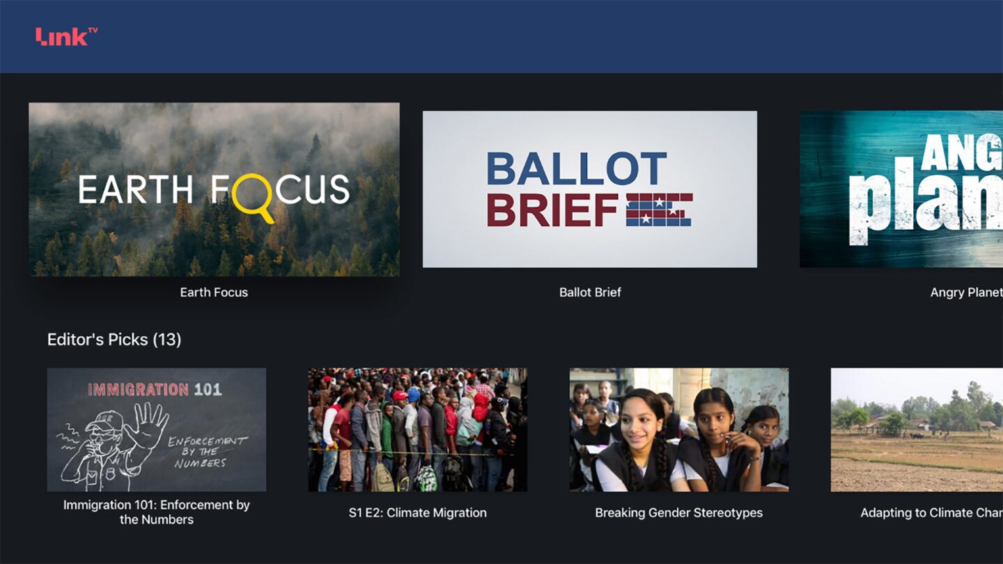 Link TV's Apple TV App