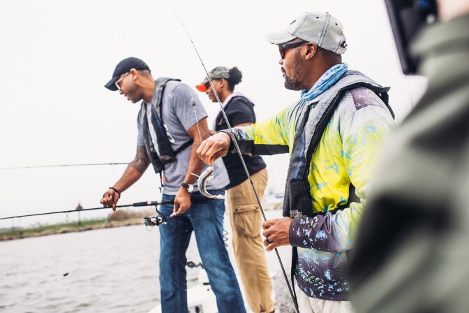 Captain Frederick McBride works closely with local chefs delivering bay water fish through his company, Captain Fred’s Seafood.