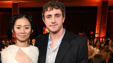 Chloé Zhao Accepts Movies for Grownups Award for "Hamnet"