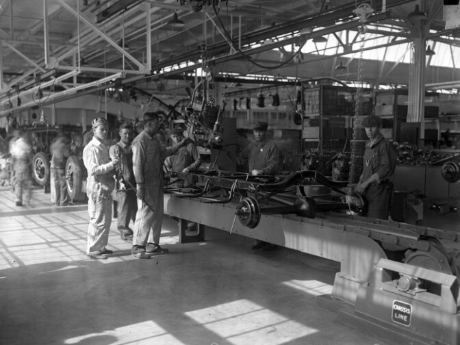 The new Ford assembly Plant in Long Beach, 1930, Greater Los Angeles Area