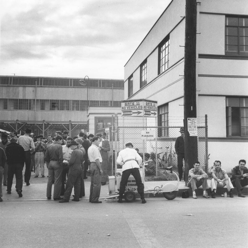 Burbank Lockheed Plant, ca. 1940 | Photo: Ansel Adams, courtesy of the Los Angeles Public Library