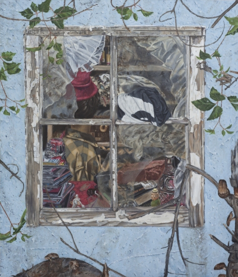 Scott Marvel Cassidy, "Late 90's Vein," 2010. Oil on canvas. 32 1/4 x 37 1/2 inches.