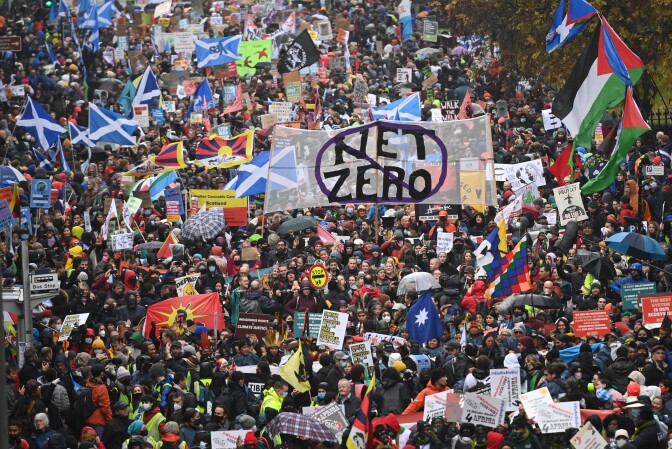 COP26 Coalition Protestors Take Part In The Global Day of Action for Climate Justice