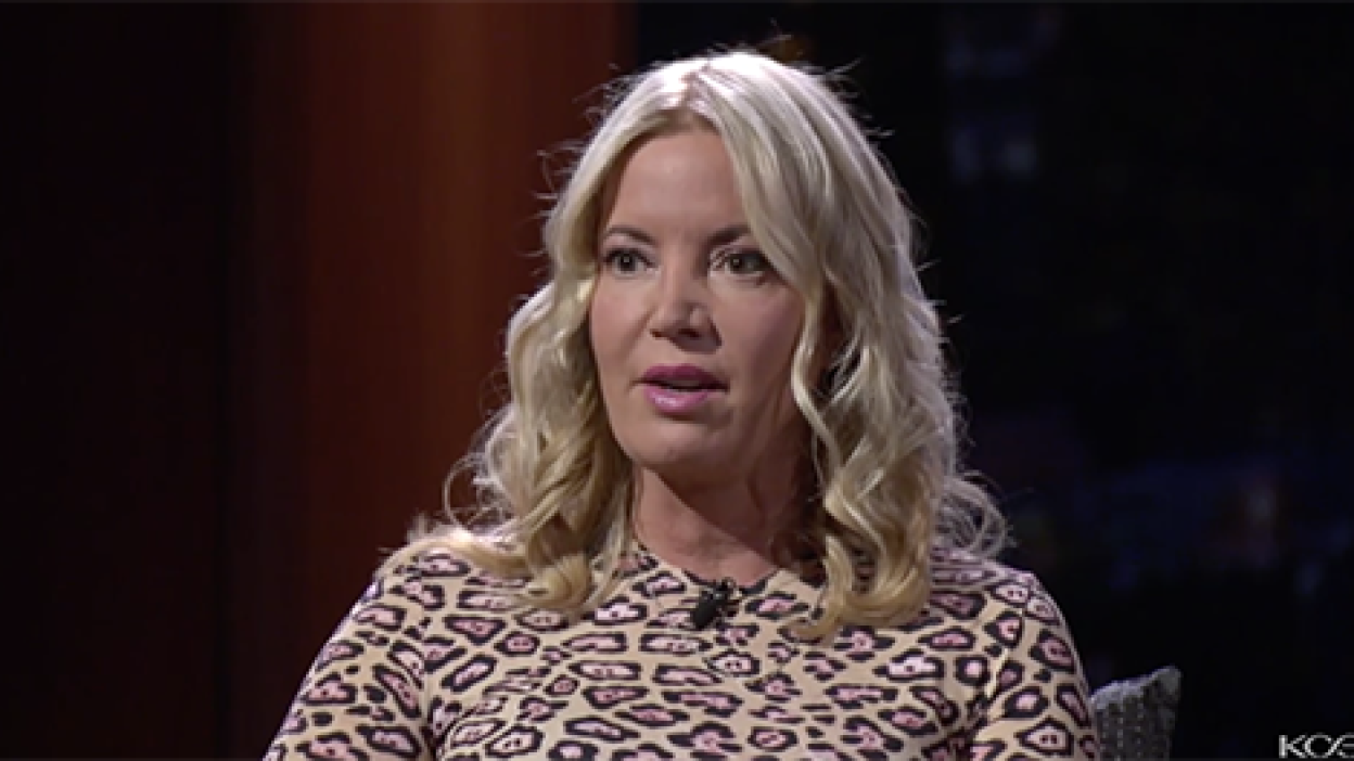 Jeanie Buss, owner and president of the Los Angeles Lakers explains why she took over the family business and removed her brother Jim Buss from overseeing the teams basketball operations.