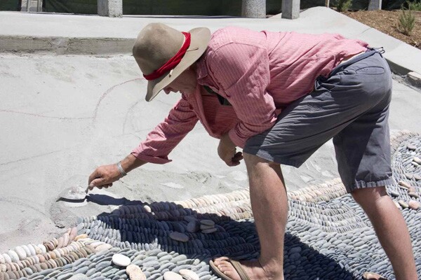 Adding a little bit of stone to the mosaic