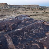 Petroglyphs in New Mexico's Ojito Wilderness