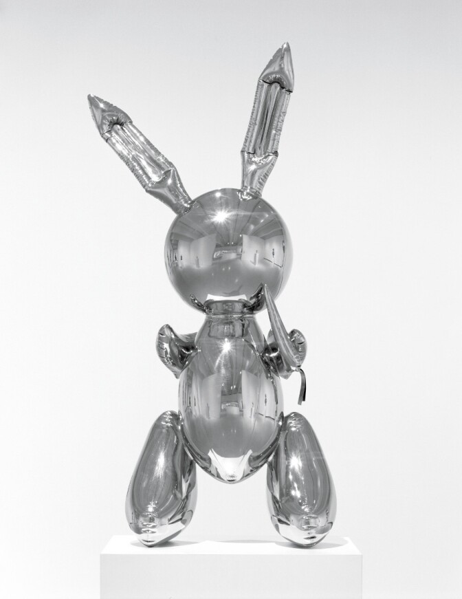 "Rabbit" by Jeff Koons. | Photo: Courtesy of The Broad.