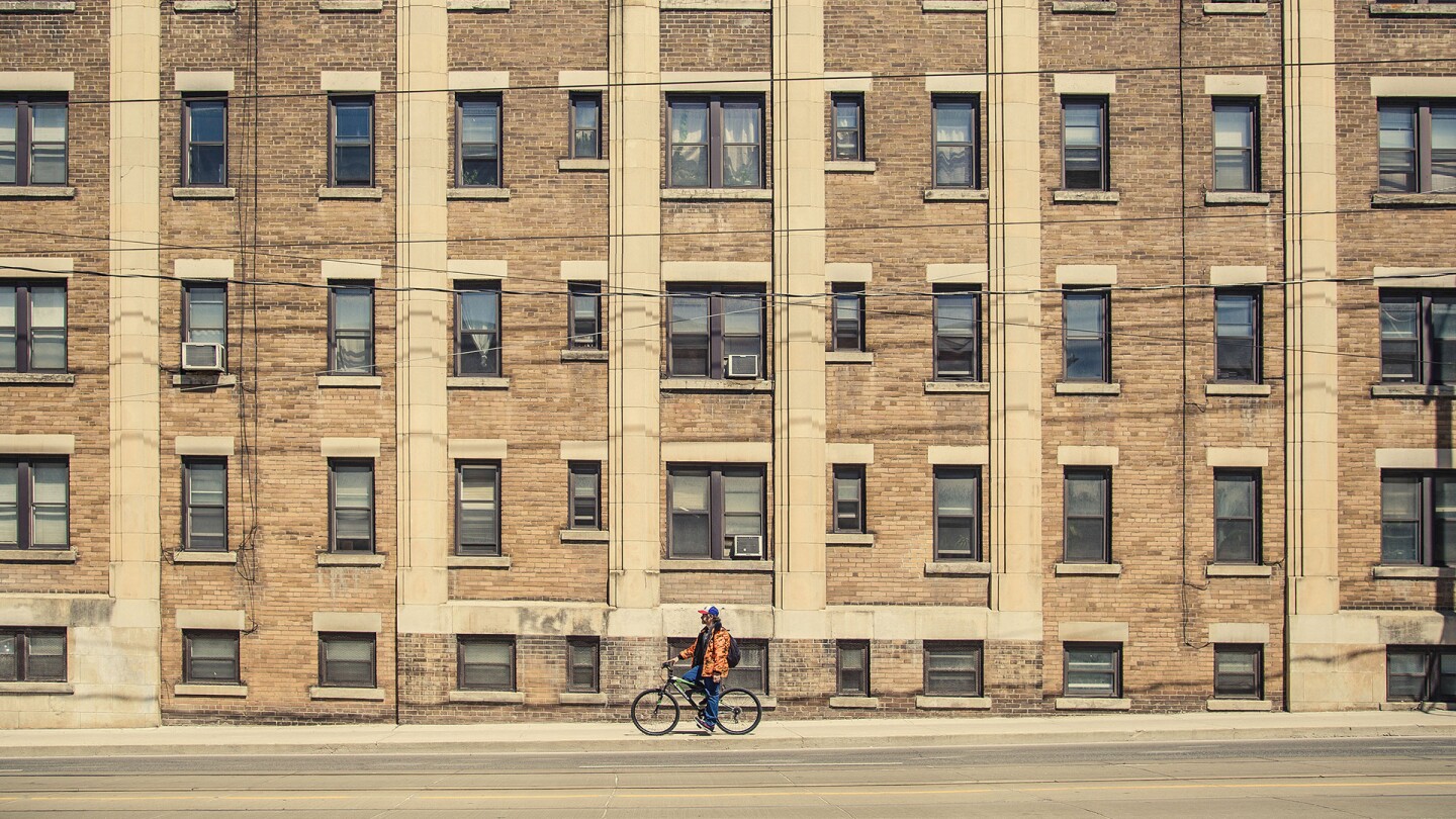 Apartment building exterior