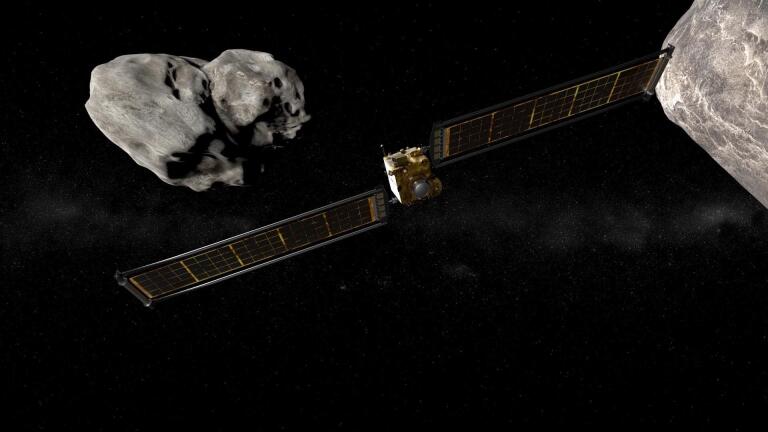 Watch the DART Spacecraft Smash into an Asteroid