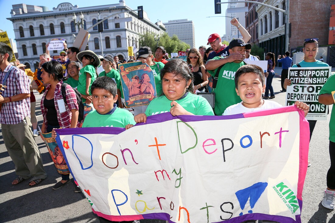 ICE Out of LA March