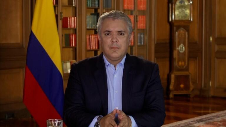 The President of Colombia Responds to Political Unrest