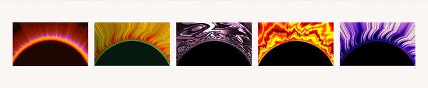 Stephen Dankner Eclipses, 2016 Digital giclee print 14 x 68 inches | Courtesy of the artist