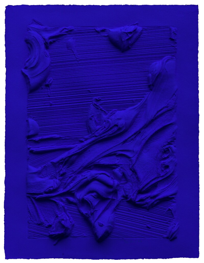 Jason Martin, "Untitled Ultra Blue," 2014