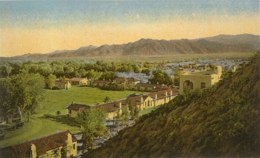 Overlooking Palm Springs from the Desert Inn Grounds (cropped)