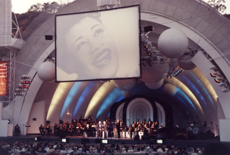 Produced for the Los Angeles Philharmonic Association by Festival Productions. This gala concert celebrating Ella Fitzgerald benefitted the Hollywood Bowl Fund. | Los Angeles Philharmonic Archives