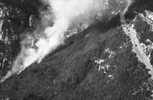 Malibu fire of December 27, 1956 | Kelly-Holiday Collection of Negatives and Photographs, Courtesy of the Los Angeles Public Library