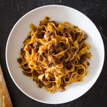 Tagliatelle with Bolognese Sauce