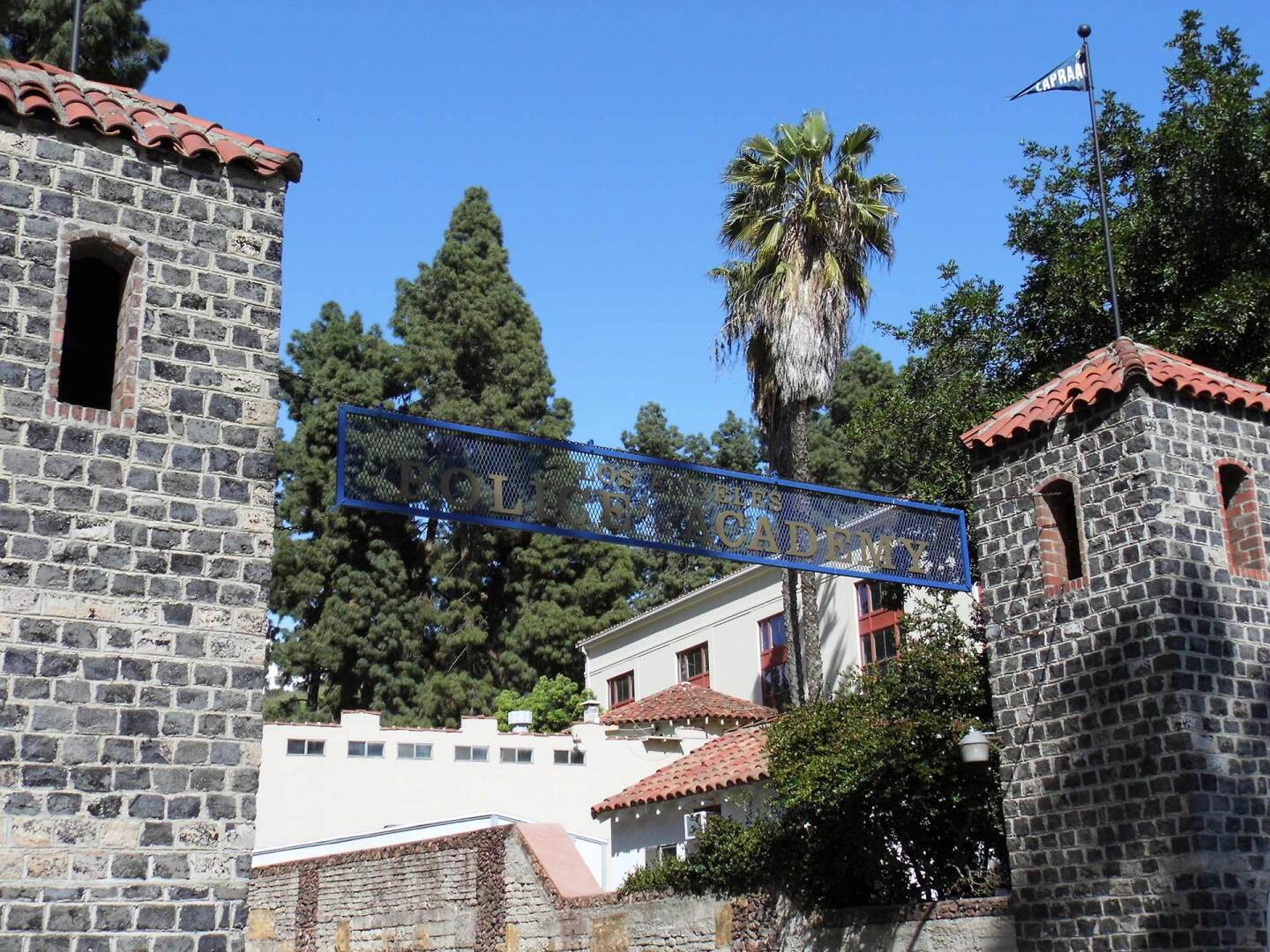 LAPD Police Academy's Academy Arches have been featured in several movies and TV shows. | Sandi Hemmerlein