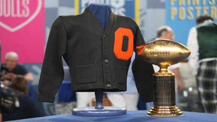 Appraisal: 1942 Oregon State Jacket & Rose Bowl Trophy