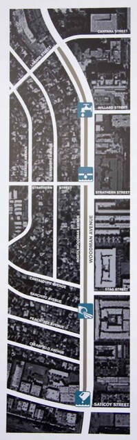 Locations of proposed bus shelters