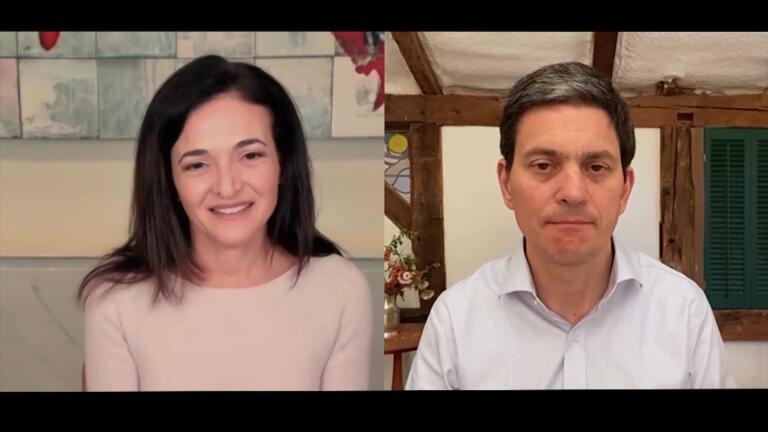 Sheryl Sandberg & David Miliband