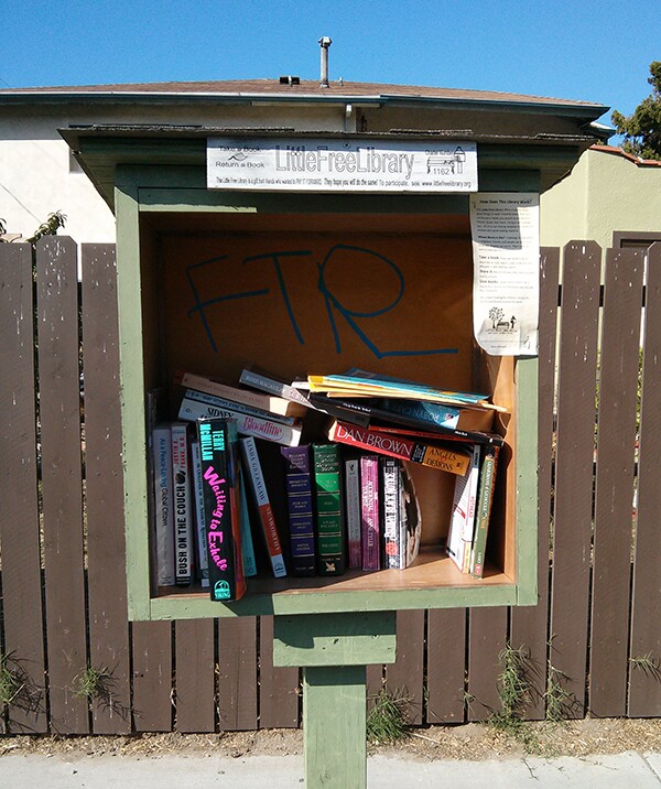 Little Free Library | Photo by NELA RC summer intern Gary Chan