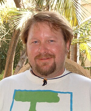 Tom Dwyer at the L.A. River Center and Gardens, where North East Trees' offices are located | Courtesy of North East Trees