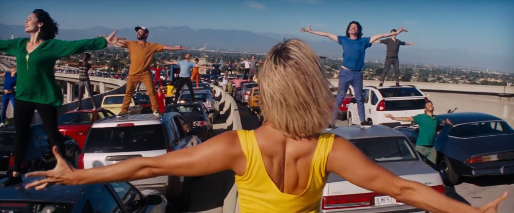The 110/105 interchange as seen on "La La Land."