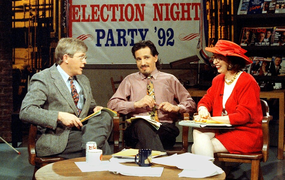 Hugh Hewitt, Ruben Martinez, and Patt Morrison