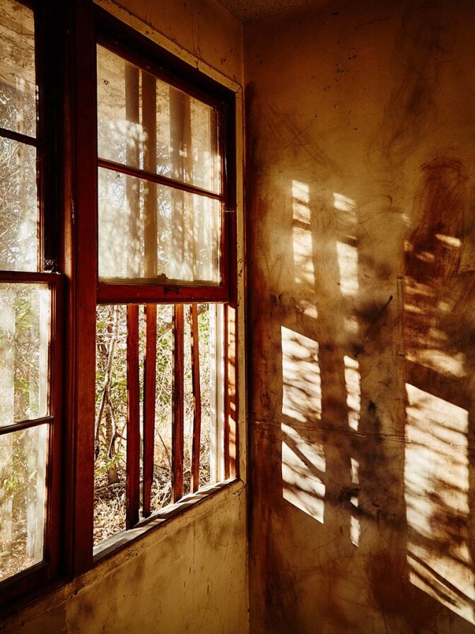 Window with Shadow – Administration Building – Whittaker-Bermite Site – Santa Clarita, CA – 2017 | Osceola Refetoff
