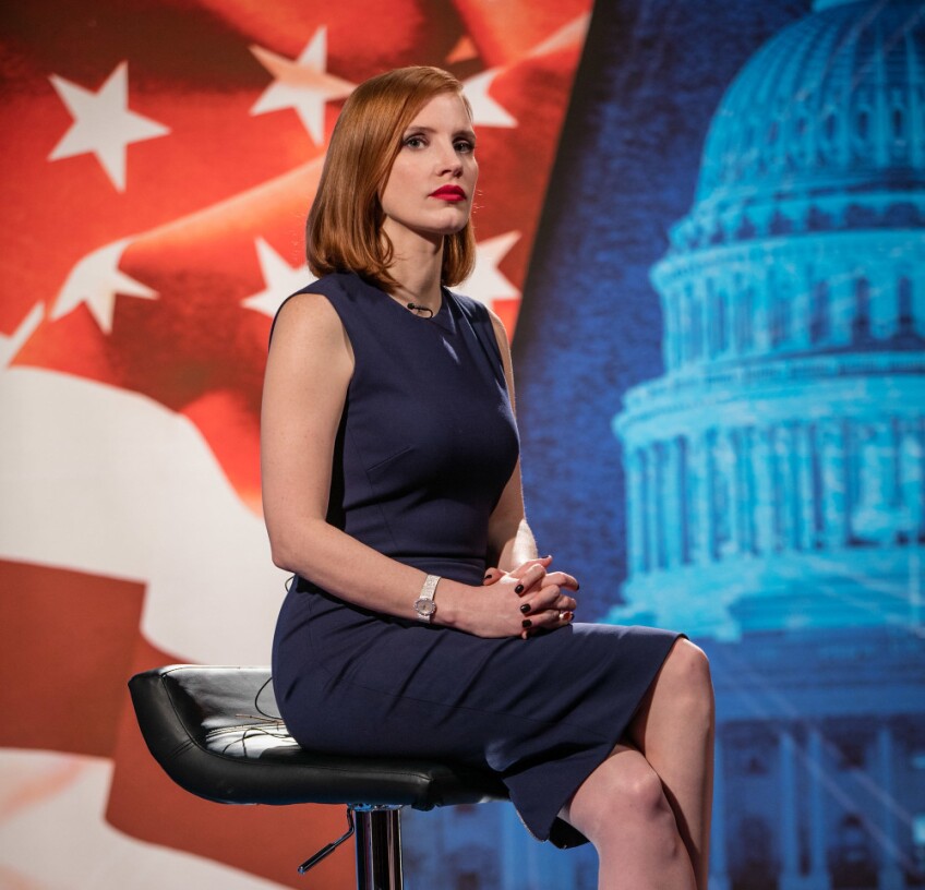 Jessica Chastain in "Miss Sloane"